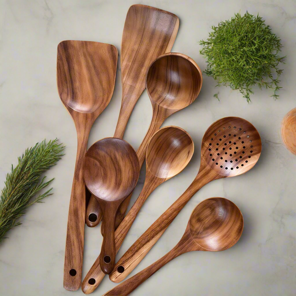 Kjøkkensett i teak