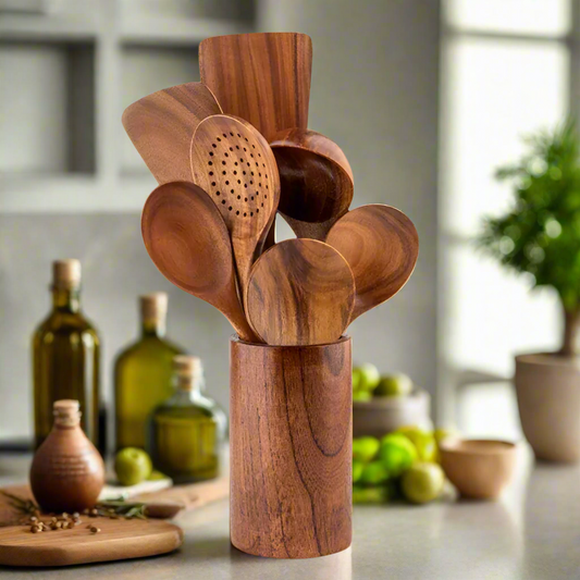 Kjøkkensett i teak